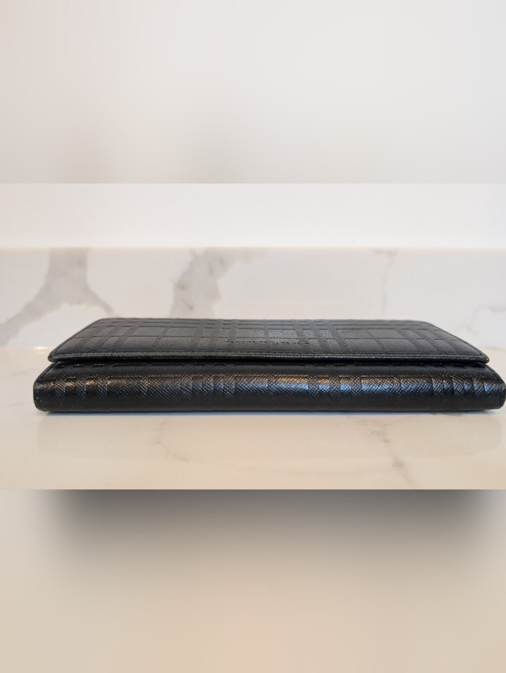 Burberry Black Leather Continental Wallet - Picture 4 of 10
